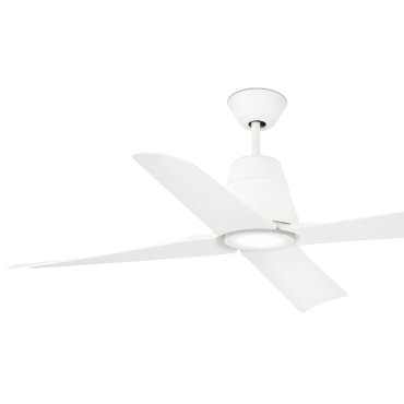 Faro Typhoon - Deckenventilator mit Licht und Fernbedienung - Ø 130 cm - 16W LED inkl. - IP44 - weiß
