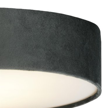 Searchlight Drum - Deckenleuchte - Ø 50 x 10 cm - grau