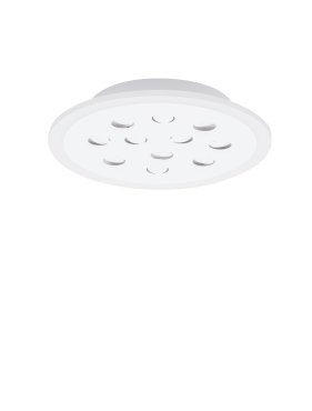 Nova Luce Astro - Deckenleuchte mit Fernbedienung- Ø 30 x 5 cm - 19W dimmbar LED inkl. - Sand Weiß
