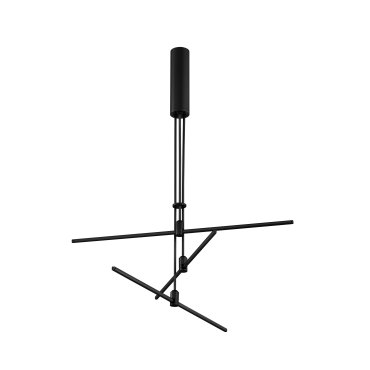 Nova Luce Fedon - magnetische lineare Struktur - 80 x 110 cm - 100W LED inkl - sand schwarz