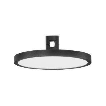 Nova Luce Art - Lichtpunkt Magnetschienensystem - Ø 16 x 5 cm - 15W LED inkl. - Sand schwarz
