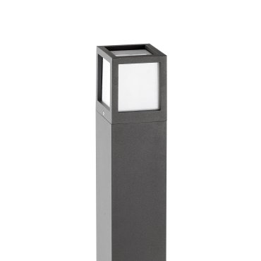 Faro Nze - Gartenpfosten - 10,8 x 10,8 x 65 cm - IP54 - dunkelgrau