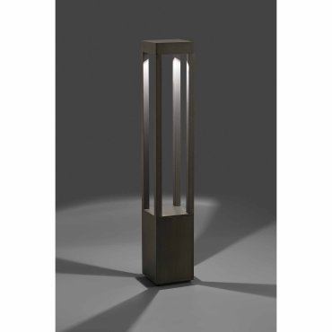 Faro Agra - Gartenleuchte - 10,8 x 10,8 x 65 cm - 9W LED inkl. - IP55 - dunkelgrau