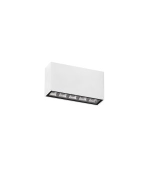 Nova Luce Jax - Außen-Deckenleuchte - 14,2 x 7,5 x 4 cm - 7W LED inkl. - IP65 - Sand Weiß