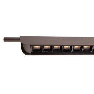 Maxlight Jo-Jo - Hängeleuchte - 124 x 6 x 195 cm - 40W LED inkl - 2700K-5500K - grau und schwarz