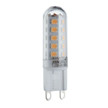 Searchlight LED Lampe - Ø 2 x 6 cm - G9 - 3W dimmbar (10er Set) - 4000K - transparent