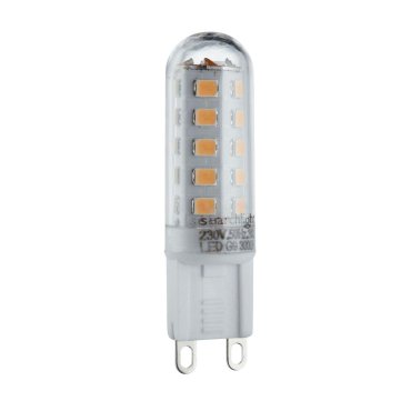 Searchlight LED Lampe - Ø 2 x 6 cm - G9 - 3W nicht dimmbar (10er Set) - 4000K - transparent