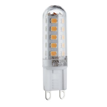 Searchlight LED Lampe - Ø 2 x 6 cm - G9 - 3W nicht dimmbar (10er Set) - 2700K - transparent