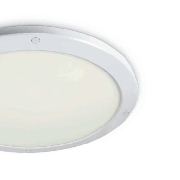 ONE Light Ultra Slim LED Panel Plafo - Deckenleuchte - Ø 45 x 1,8 cm - 38W LED inkl. - IP40 - weiß - warmweiße Lichtfarbe