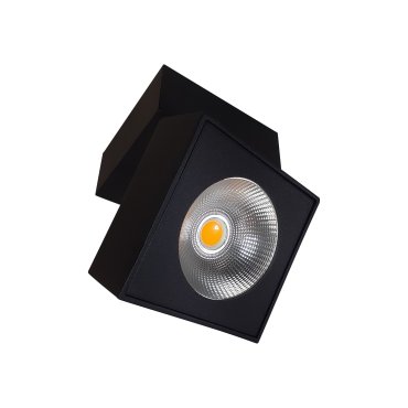 Maxlight Artu - Aufbaustrahler 1L - 10 x 10 x 10 cm - 15W LED inkl - schwarz