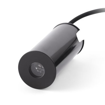 Faro Grund - runder Bodenspot für außen - Ø 37 mm, Ø 32 mm versenkt - inkl. 2W LED - IP67 - schwarz - warmweiße Lichtfarbe (2700K)