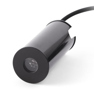 Faro Grund - runder Bodenstrahler für außen - Ø 37 mm, Ø 32 mm versenkt - inkl. 2W LED - IP67 - schwarz - warmweiße Lichtfarbe (3000K)