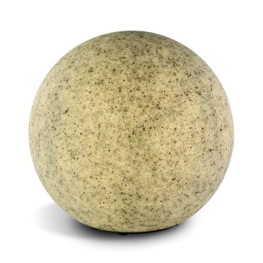 ONE Light Stone Moonlights - Bodenstrahler auf Erdspieß mit Stecker - Ø 38 x 35 cm - IP65 - dunkelgrau