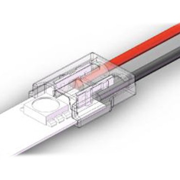 Leuchtenkönig - Verbinder mit 15 cm Kabel - für einfarbigen 10 mm SMD-LED-Streifen