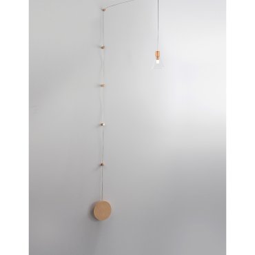 Nova Luce Marce - Hängeleuchte - 12 x 14,5 x 400 cm - 5W LED inkl. - gold und transparent