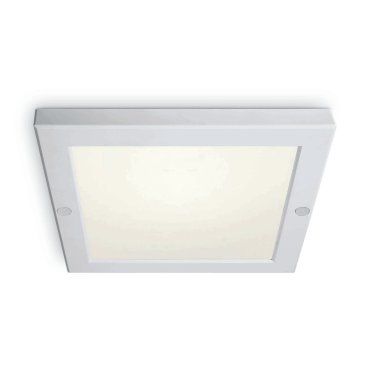 ONE Light Ultra Slim LED Panel Plafo - Deckenleuchte - 22 x 22 x 1,8 cm - 18W LED inkl. - IP40 - weiß - warmweiße Lichtfarbe