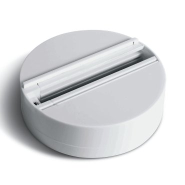 ONE Light Square Track Surface - Aufputzsockel für Stromschienenstrahler - Ø 11,2 cm - 6A - weiß