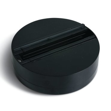 ONE Light Square Track Surface - Aufputzsockel für Stromschienenstrahler - Ø 11,2 cm - 6A - schwarz