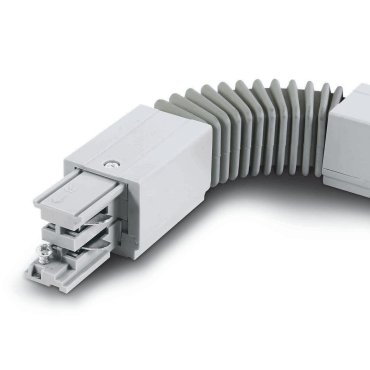 ONE Light Square Track Zubehör - flexible Ecke - 3-Phasen-Schienensystem - 16A - weiß