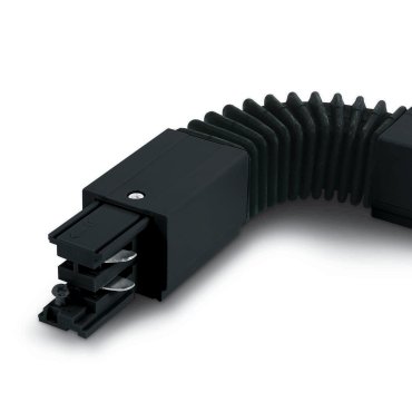 ONE Light Square Track Zubehör - flexible Ecke - 16A - schwarz