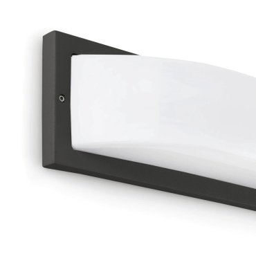 Faro Mol - Wandleuchte - 34,8 x 13,7 x 11,3 cm - IP44 - dunkelgrau