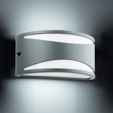 Faro Bonn - Wandleuchte - 25 x 13,5 x 12 cm - IP44 - dunkelgrau