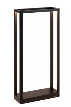 Lucide Narvik - Sockelleuchte - 23 x 8,6 x 50 cm - 9,2W LED inkl. - IP65 - schwarz