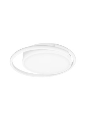 Nova Luce Odrey - deckenleuchte - Ø 40 x 5 cm - 22W LED inkl. - sand weiß