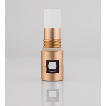 Nova Luce Spok - Leuchte für Magnetprofilsystem - Ø 3 x 9,2 cm - 5W LED inkl. - satiniert gold