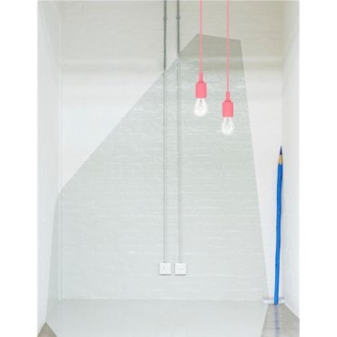 Nova Luce Swing - Hängeleuchte - Ø 4,5 x 100 cm - rosa