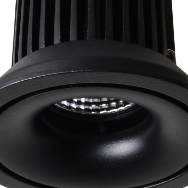 Nova Luce Gio - Einbaustrahler - Ø 105 mm, Ø 96 mm Einbaumaß - inkl. 10W LED - schwarz
