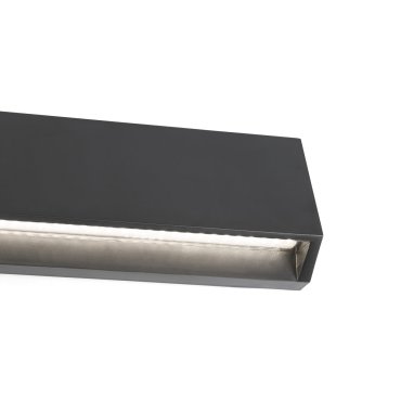Faro Must - Wandleuchte - 21,7 x 3,5 x 8 cm - 4W LED inkl. - IP65 - dunkelgrau