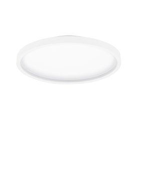 Nova Luce Chet - Deckenleuchte mit Fernbedienung - Ø 39,3 x 6,5 cm - 30W dimmbar LED inkl. - Sand Weiß
