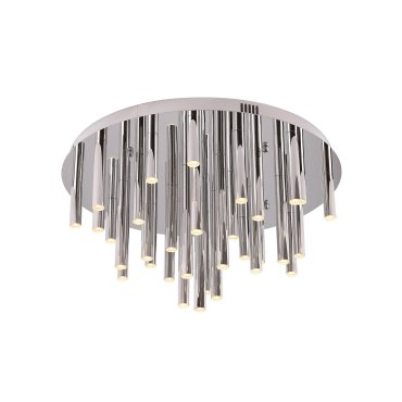 Maxlight Organic - Deckenleuchte - Ø 60 x 34 cm - 33 x 1W dimmbare LED inkl. - Chrom