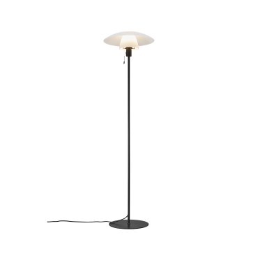 Nordlux Verona - Stehleuchte - 150 cm - opalweiß und schwarz