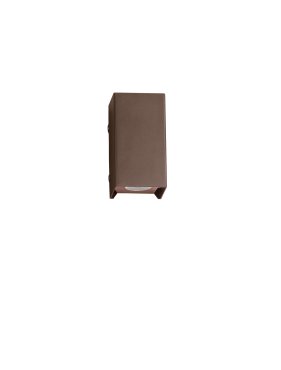 Nova Luce Elio - Außenwandleuchte - 7 x 13 x 6,2 cm -  6W LED inkl. - IP65 - corten