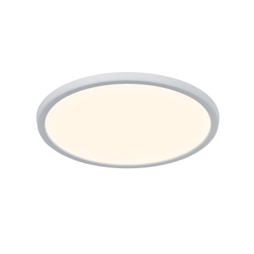Nordlux Oja - Deckenleuchte - Ø 29,4 x 2,3 cm - 17W dimmbare LED inkl. (3000K/4000K) - IP54 - weiß