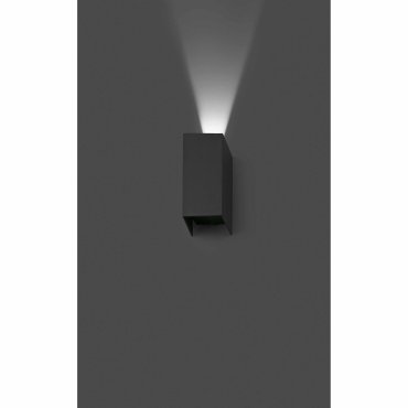 Faro Blind - Wandleuchte - 7,4 x 10,5 x 16,5 cm - 6W LED inkl. - IP65 - dunkelgrau