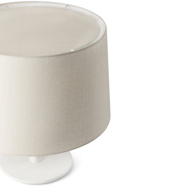 Faro Windsor – tischlampe – Ø 48,5 x 51 x 29 cm – mattweiß und leinen