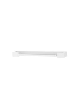 Nova Luce Arga - wandleuchte - 45 x 4 x 10 cm - 12W LED inkl. - IP44 - Sand Weiß