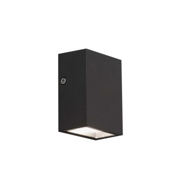 Faro Canon - Wandleuchte - 6 x 4 x 8,5 cm - 4W LED inkl. - IP44 - dunkelgrau