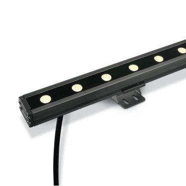 ONE Light LED Wandfluter - Strahler - 100 x 6 x 3,1 cm - 24 x 1W dimmbare LED inkl. - IP66 - grau - warmweiße Lichtfarbe