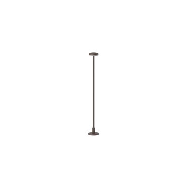 VK Lighting Jade - Gartenpfahl inkl. Fuß und Erdspieß - Ø 7 x 53,4 cm - 1W LED inkl. - IP65 - Rustbraun