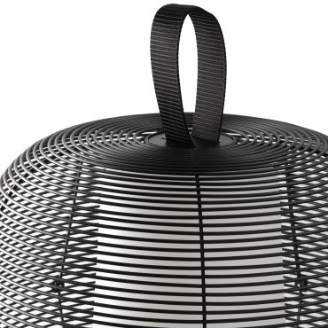 Faro Nara – tragbare leuchte – Ø 46 x 35 cm – IP65 – mattschwarz