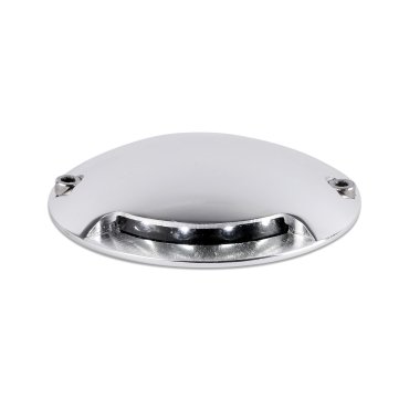 Faro Keenan - Wandleuchte - Ø 7 x 1,5 cm - 0,5W LED inkl. - IP67 - Nickel