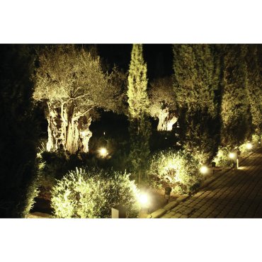 ONE Light Garden Square Spots - Outdoor Bodenspot - 4 x 4 x 6 cm - 1W LED inkl. - IP65 - anthrazit