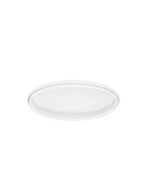 Nova Luce Willow - deckenleuchte - Ø 60 x 6 cm - 52W LED inkl. - sand weiß