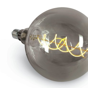 ONE Light Dekorative LED-Lampe - Ø 20 x 30 cm - E27 - 8W - nicht dimmbar - 2700K - dunkelchrom
