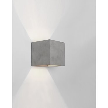 Nova Luce Cadmo - Wandleuchte - 11 x 11 x 11 cm - grau