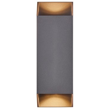 Nordlux Nico - Außenwandleuchte - 8 x 8 x 23,5 cm - IP54 - grau